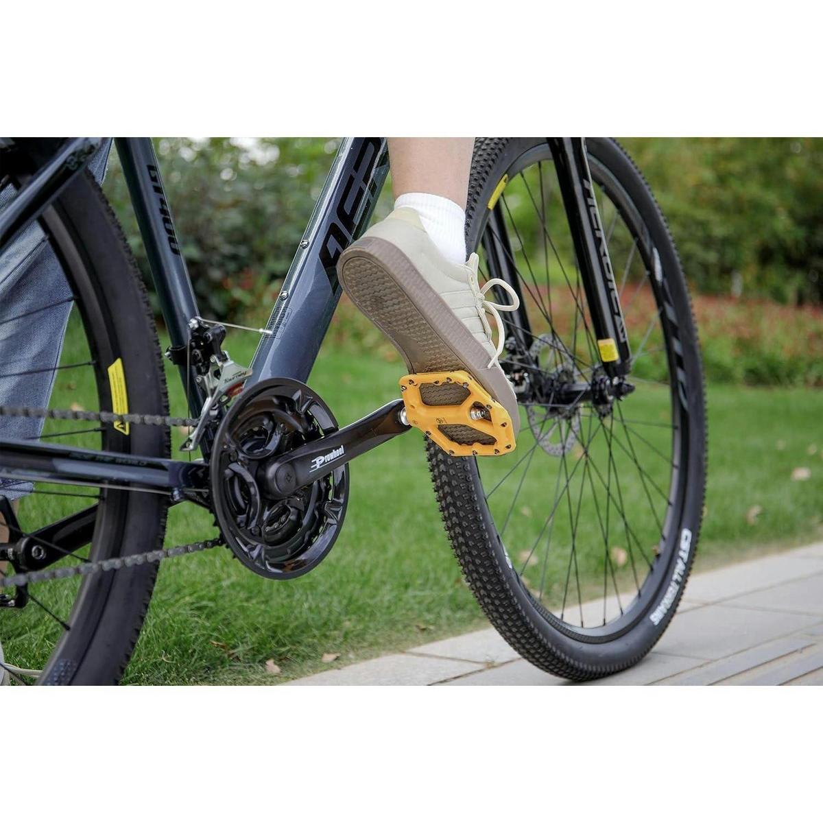 FAHRRADPEDALE Mountainbike Gelb - Gelb, Kunststoff (11.5/1.5/13cm)