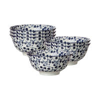 MÜSLISCHALEN Royal Sakura blau-weiß ø 15,5 cm 6er Set - Blau/Weiß, Keramik (15.5cm) - Ritzenhoff Breker