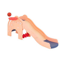 RUTSCHE outdoor 4 in 1 Rosa - Pink, Kunststoff (75/78/188cm) - COSTWAY