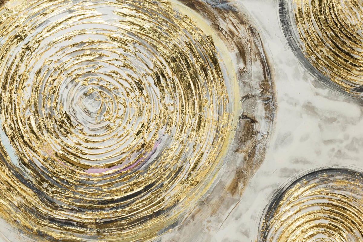 ACRYLBILD HANDGEMALT 120/60 cm - Braun, Holz/Textil (2.02/60cm) - KUNSTLOFT
