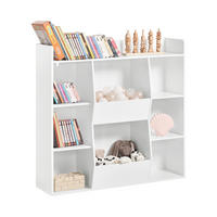 KINDERREGAL Weiß - Weiß, Holzwerkstoff (106/104/30cm) - SoBuy