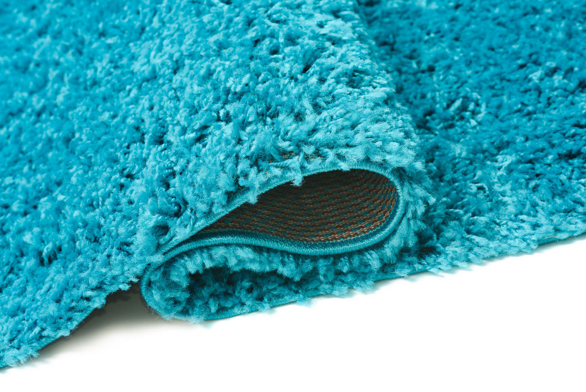 TEPPICH TURQUOISE türkis 200/300 cm - Türkis, Kunststoff (200/300cm) - Tapiso