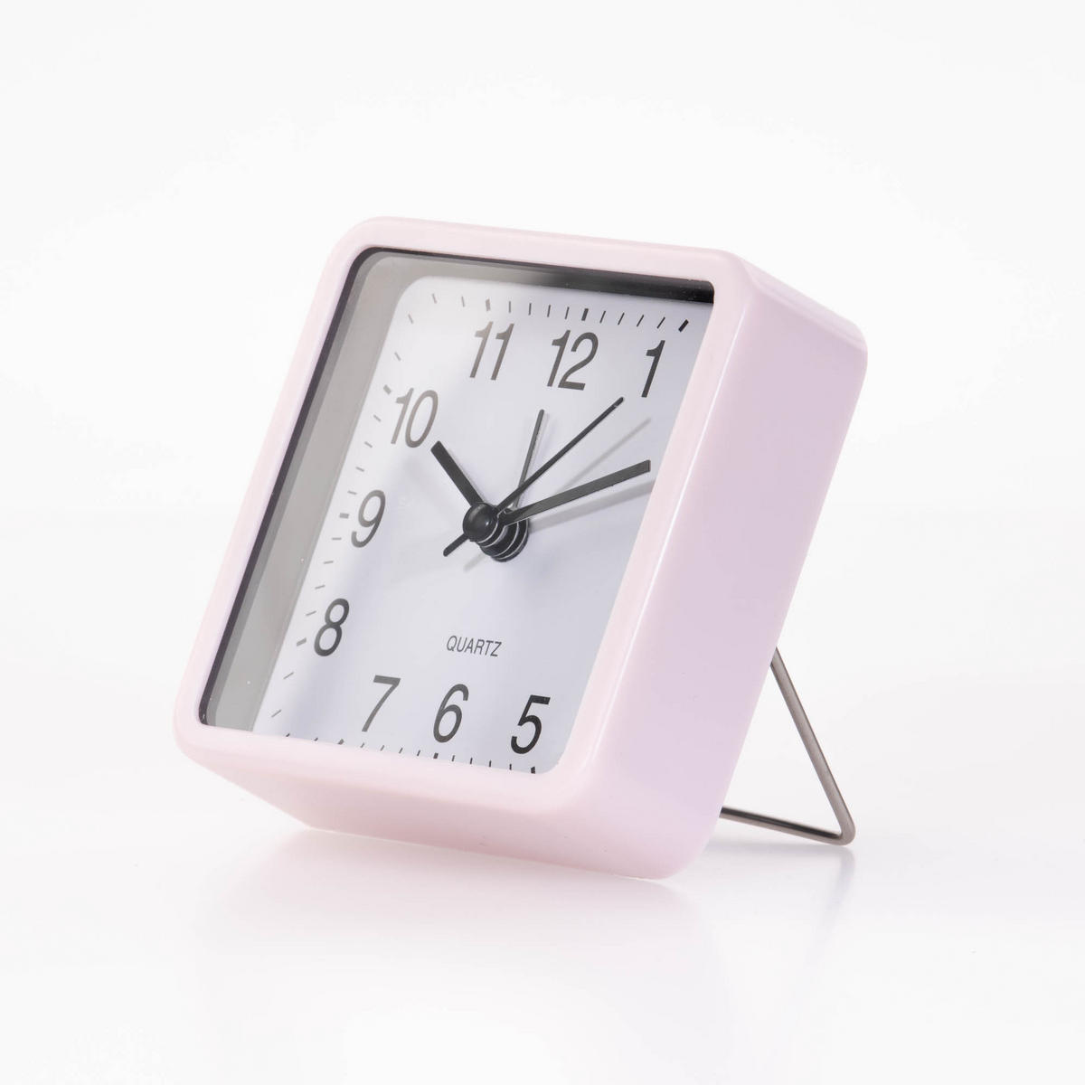 TISCHUHR für Schlafzimmer Wecker mit Quarzwerk pink 4/8/8 cm - Rosa, Kunststoff (8/8/4cm) - Atmosphera Createur d´interieur
