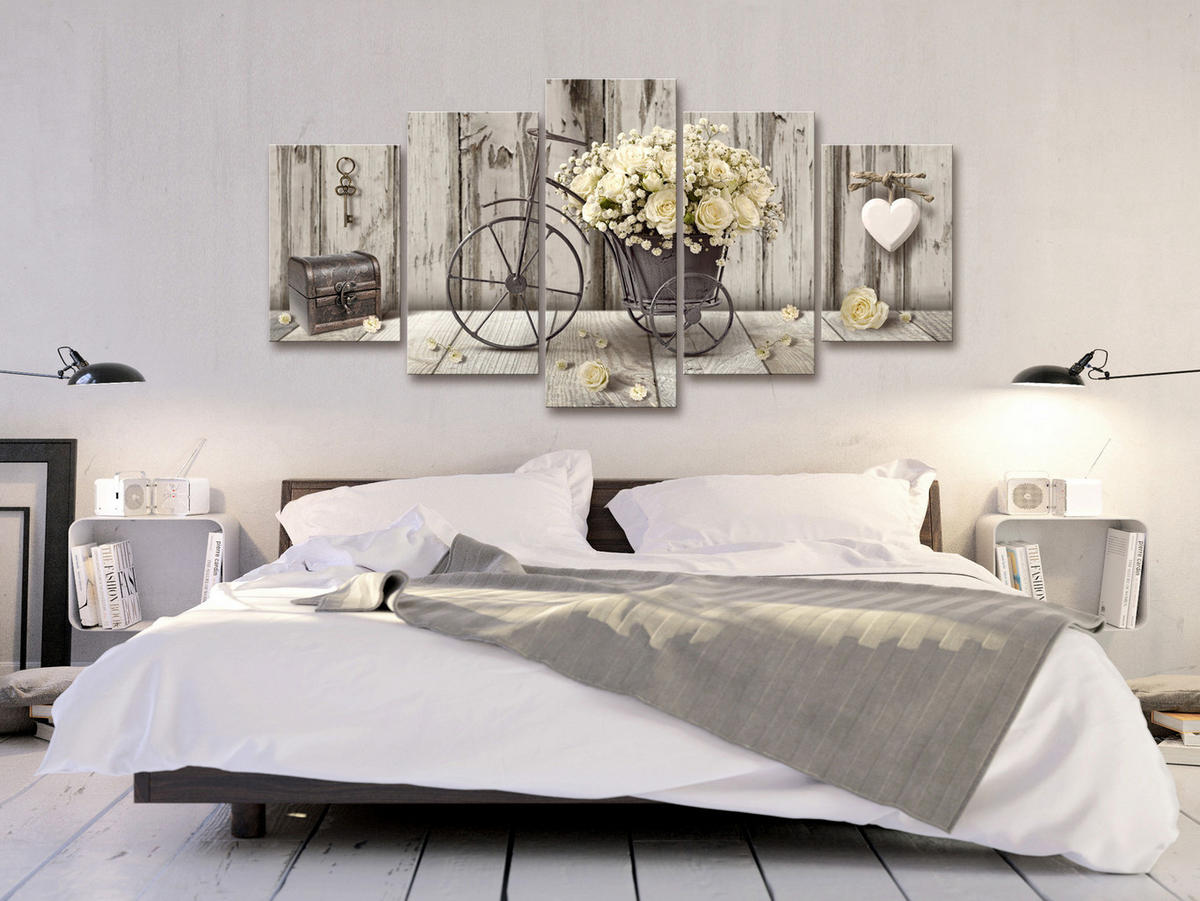 KUNSTDRUCK Braun 100/50 cm - Gelb/Braun, Textil (100/50cm) - KUNSTLOFT