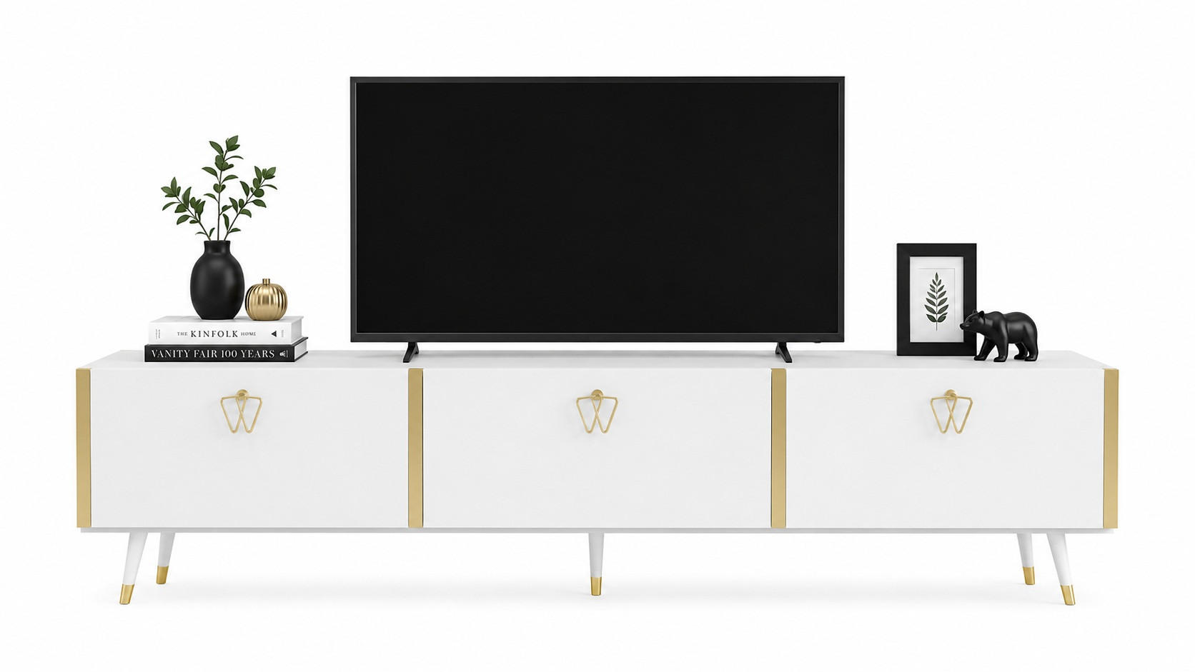 Decorotika TV Gold 31.3x49.3x180 cm