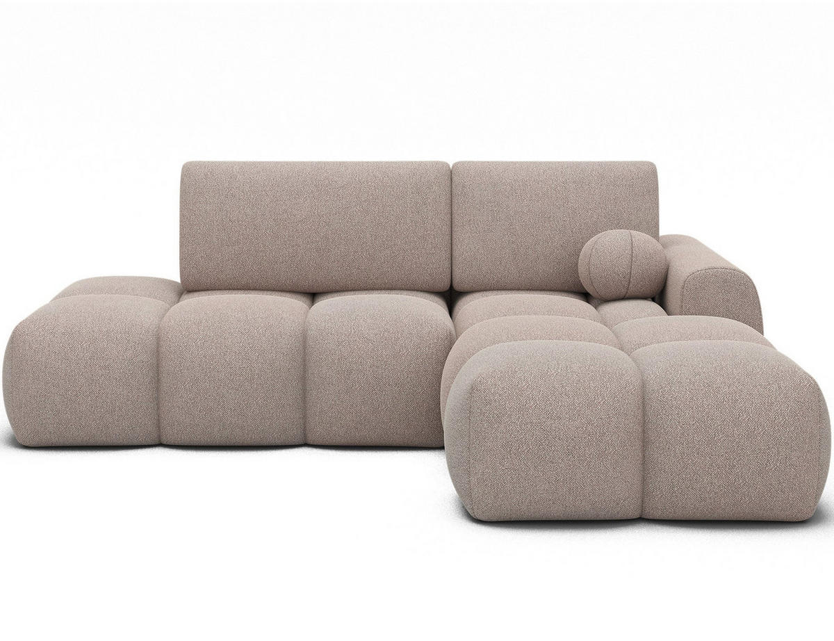 ECKSOFA VITTARIO mit Schlaffunktion & Bettkasten – Modernes L-Sofa 227 cm, inklusive Kissen - Braun, Kunststoff (227/95cm) - Wohnideebilder