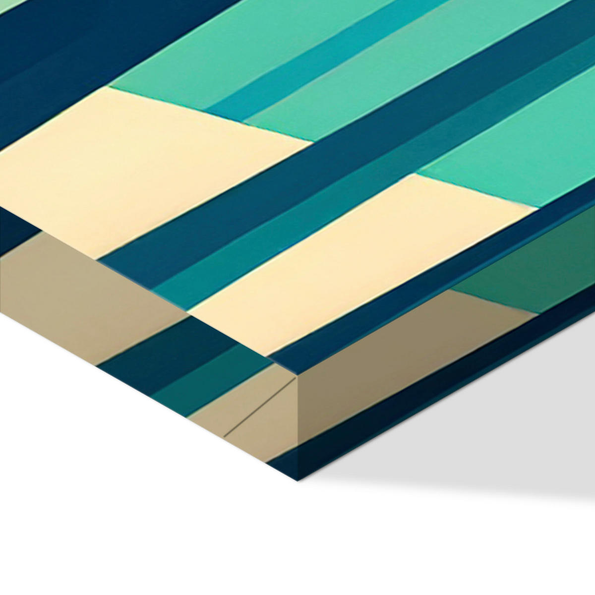 LEINWANDBILD Wald 90x60 cm - Multicolor, Holz (90/60cm) - LUMASOUL