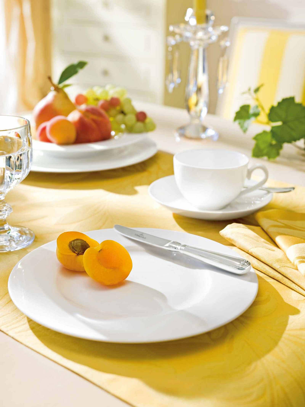 FRÜHSTÜCKSTELLER Royal weiß ø 22.0 cm 6er Set - Weiß, Keramik (22cm) - Villeroy & Boch