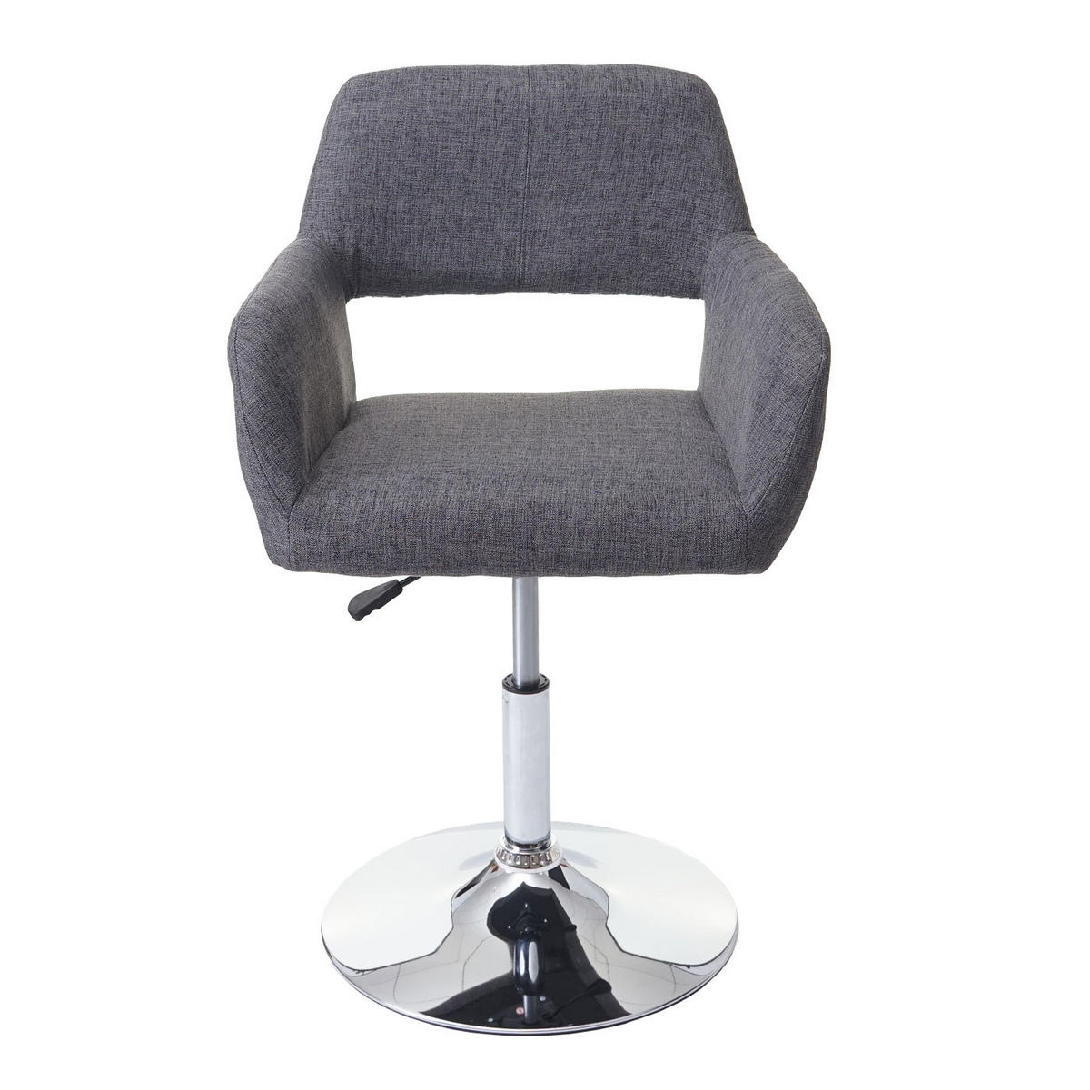 ESSZIMMERSTUHL Grau, Silber - Silberfarben/Grau, Textil (58/89/55cm) - MCW