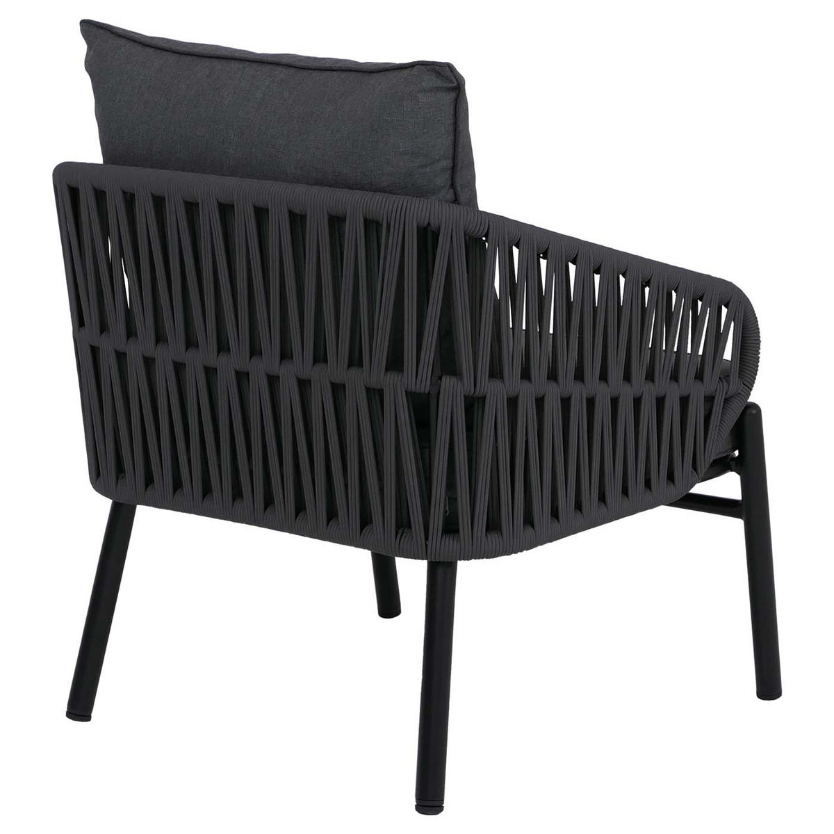 GARTENSTUHL Aluminium Anthrazit - Anthrazit, Metall (64/67/70cm) - PROREGAL