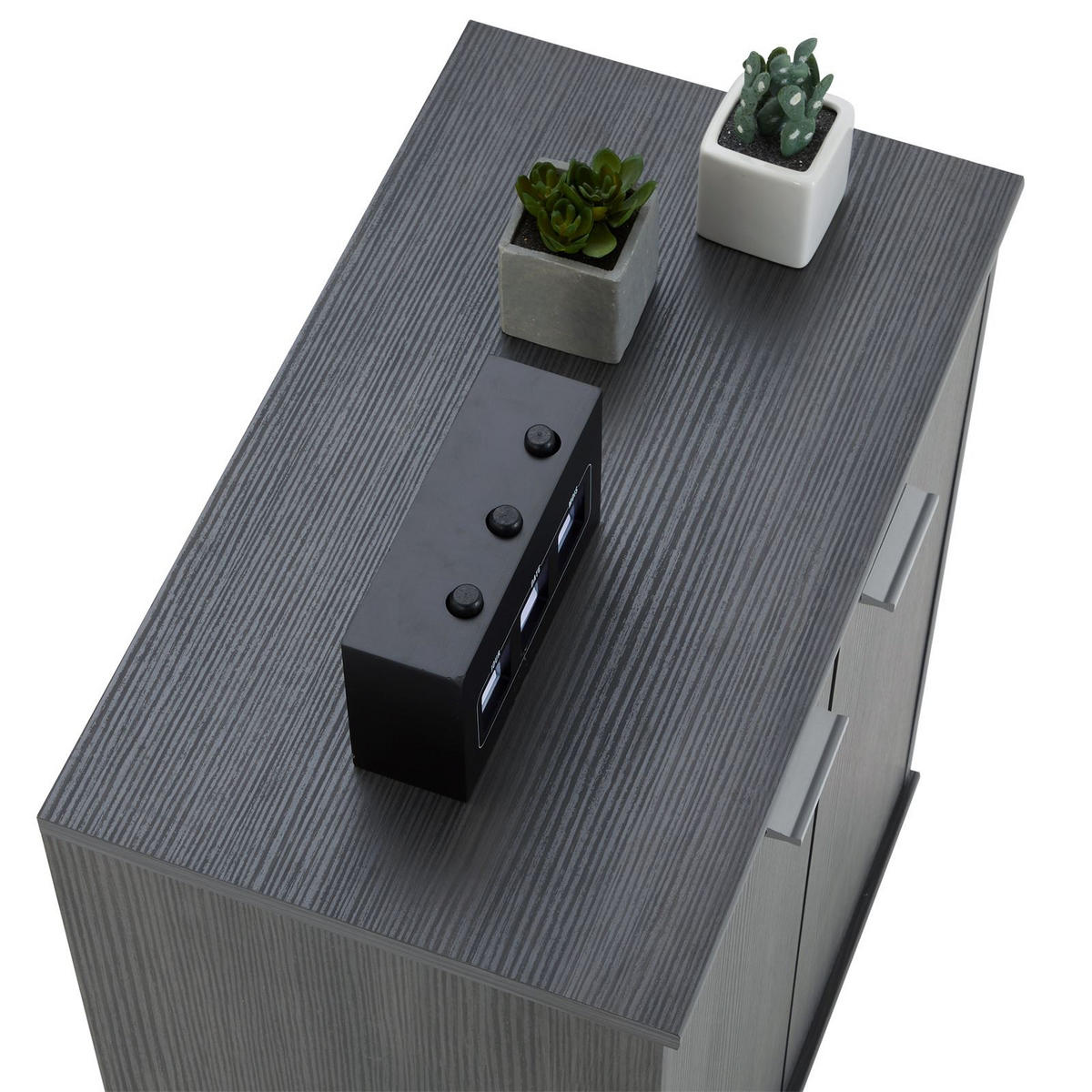 SCHUHSCHRANK LENNIS - Eschefarben, Holzwerkstoff (60/70/35cm) - CARO-Möbel
