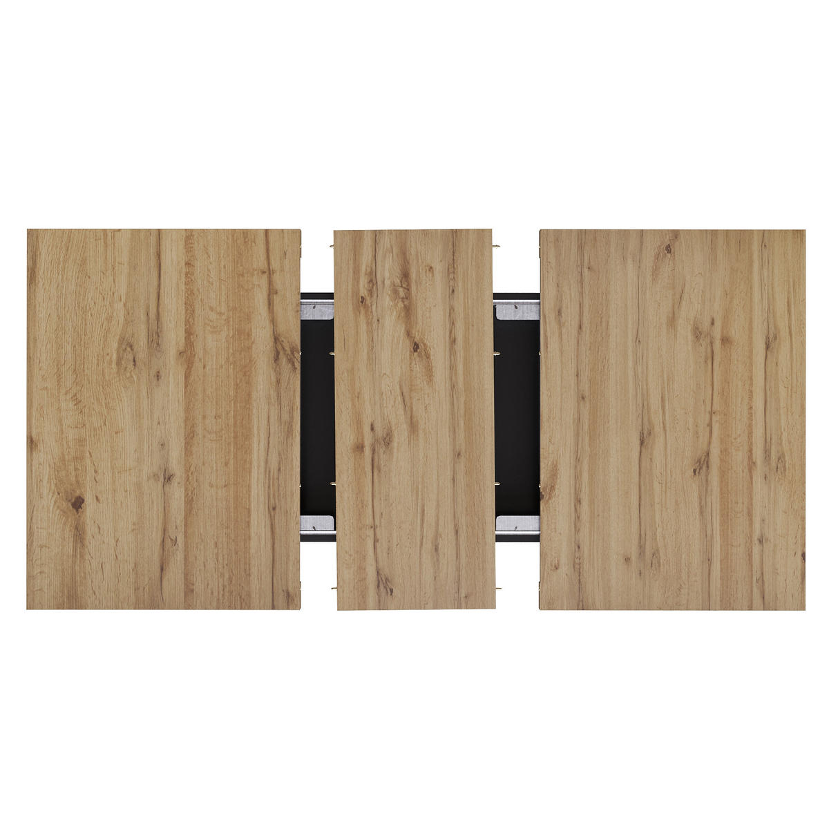 ESSTISCH Ausziehbar 110-140x80Cm Holz 6 Personen - Naturfarben, Metall (80/110/75cm) - FLIEKS