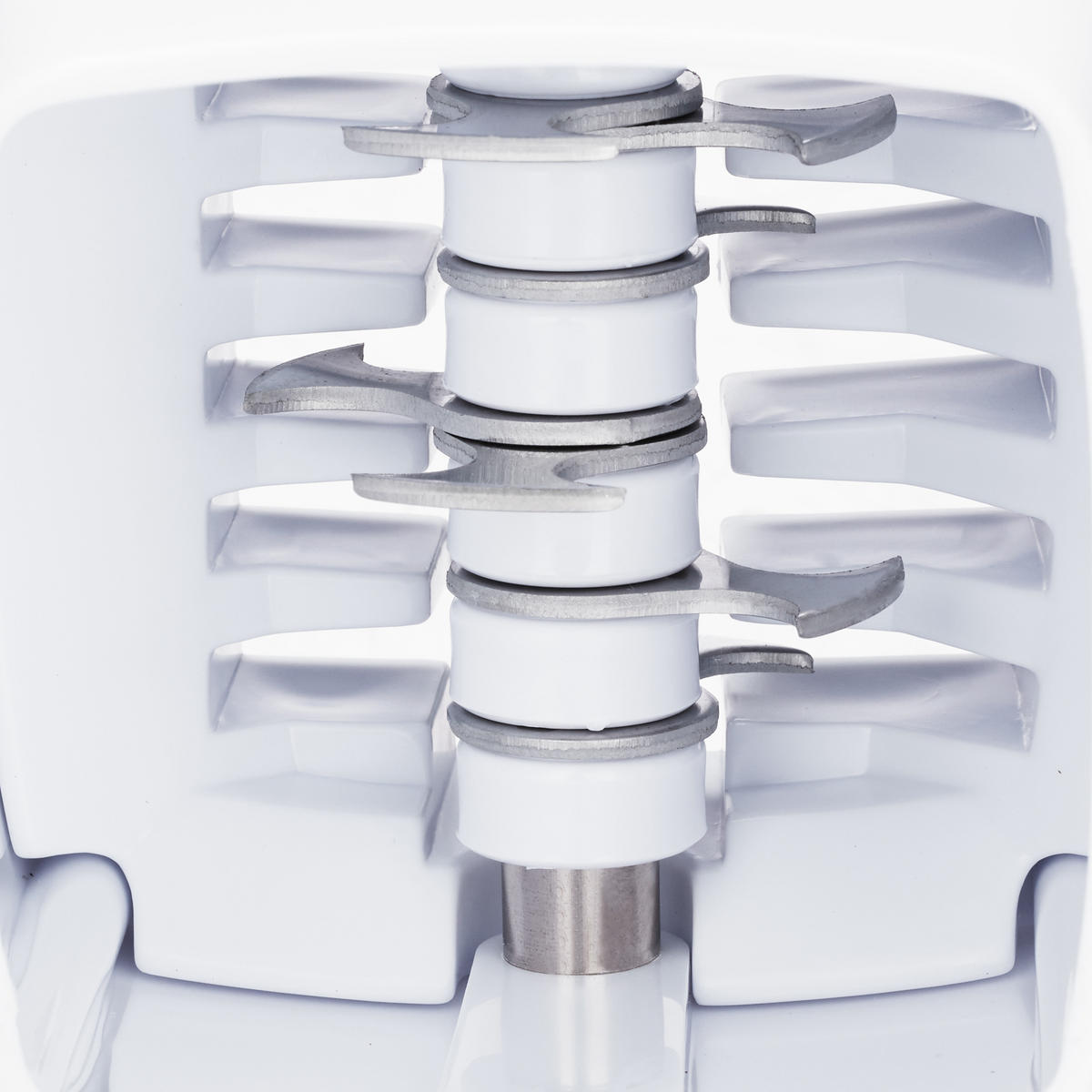 DRVIČ ľadu - biela, kov/plast (16/23.5/12.5cm) - Relaxdays