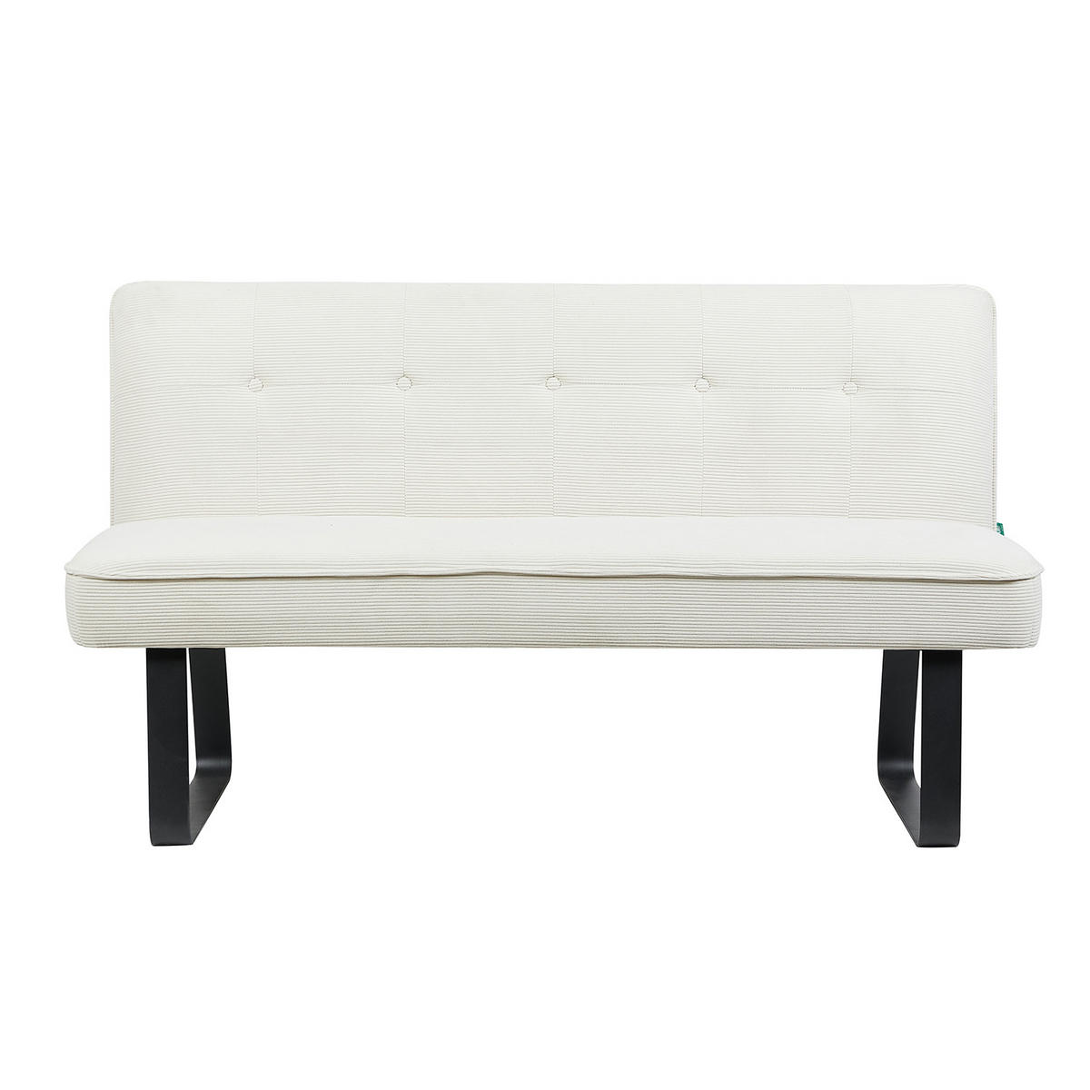 SITZBANK EMILIA - Creme, Metall (156/88/65cm) - DUBI Möbel