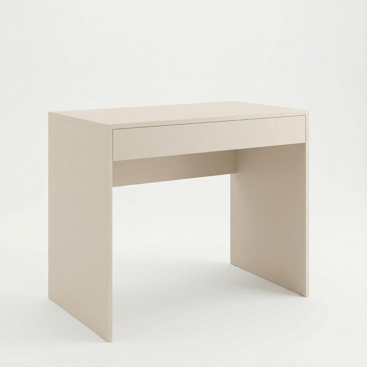 SCHREIBTISCH FORDE BRK1-1S Schubladen Weiß - Weiß, Holzwerkstoff/Kunststoff (50/75/75cm) - Komodee