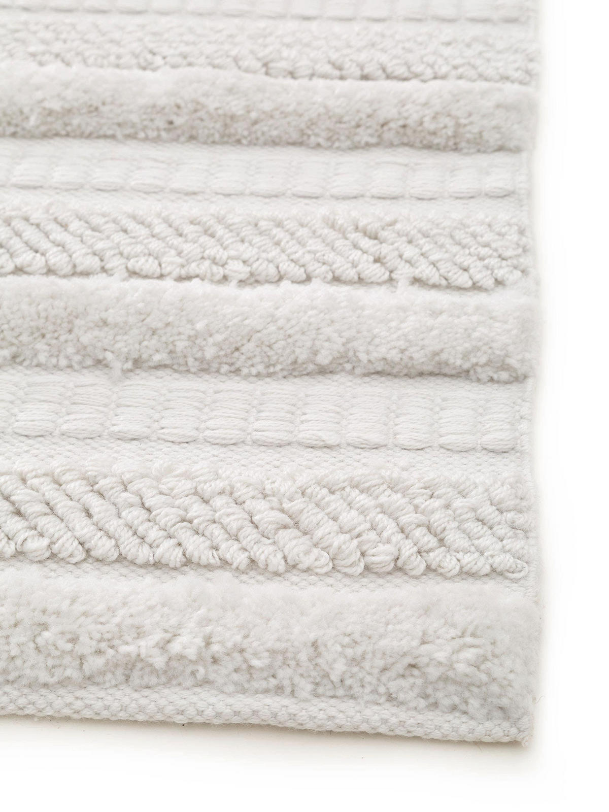 TEPPICH aus recyceltem Material Toni Ivory 120x170 cm - Creme, Textil (120/170cm) - benuta Pure