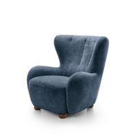 SESSEL CIRO Blau 88x100x91 cm - Blau, Textil (88/91/100cm) - FURNLUX