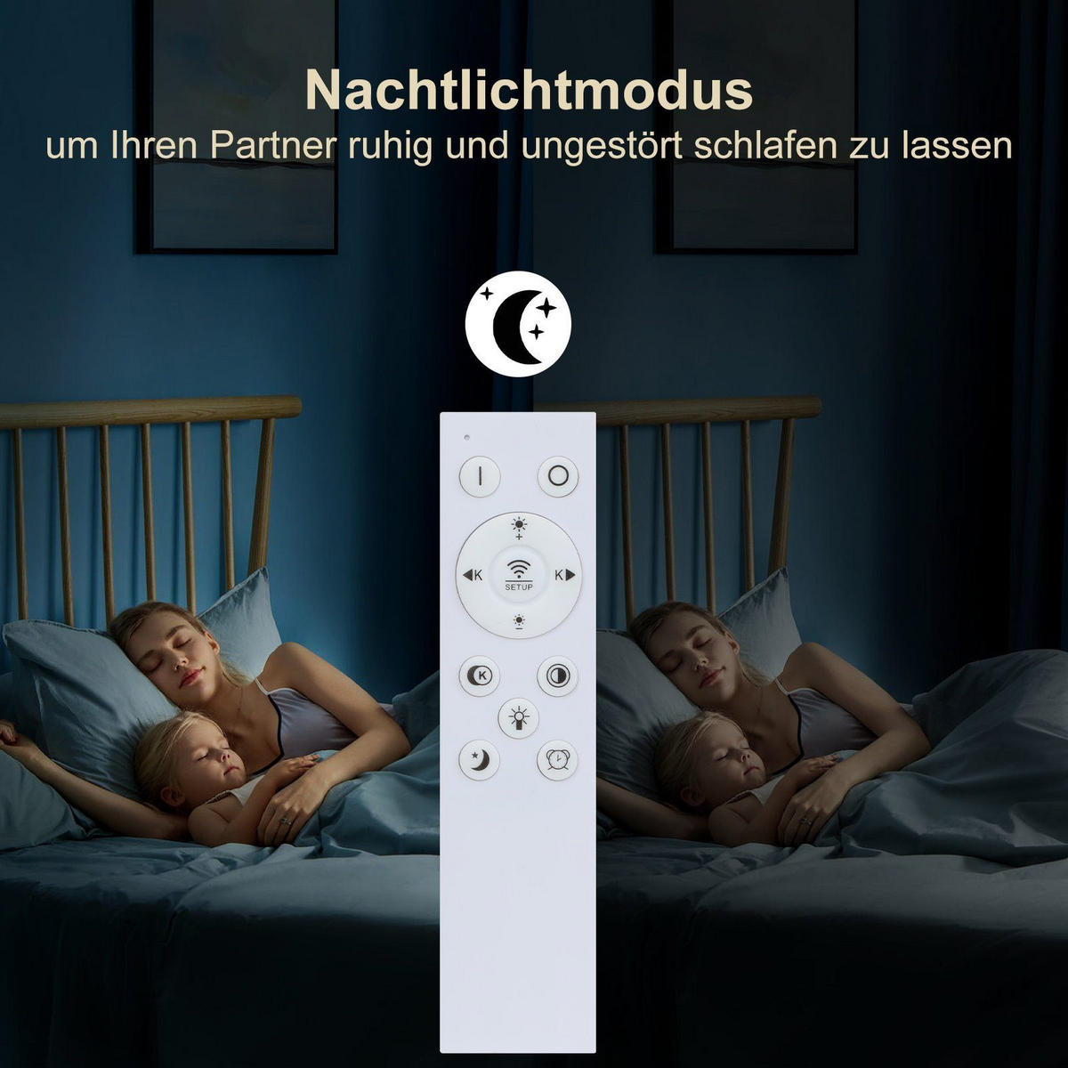 LED-DECKENLEUCHTE Edith 80/39/7.5 cm - Schwarz, Kunststoff (80/39/7.5cm) - Nettlife