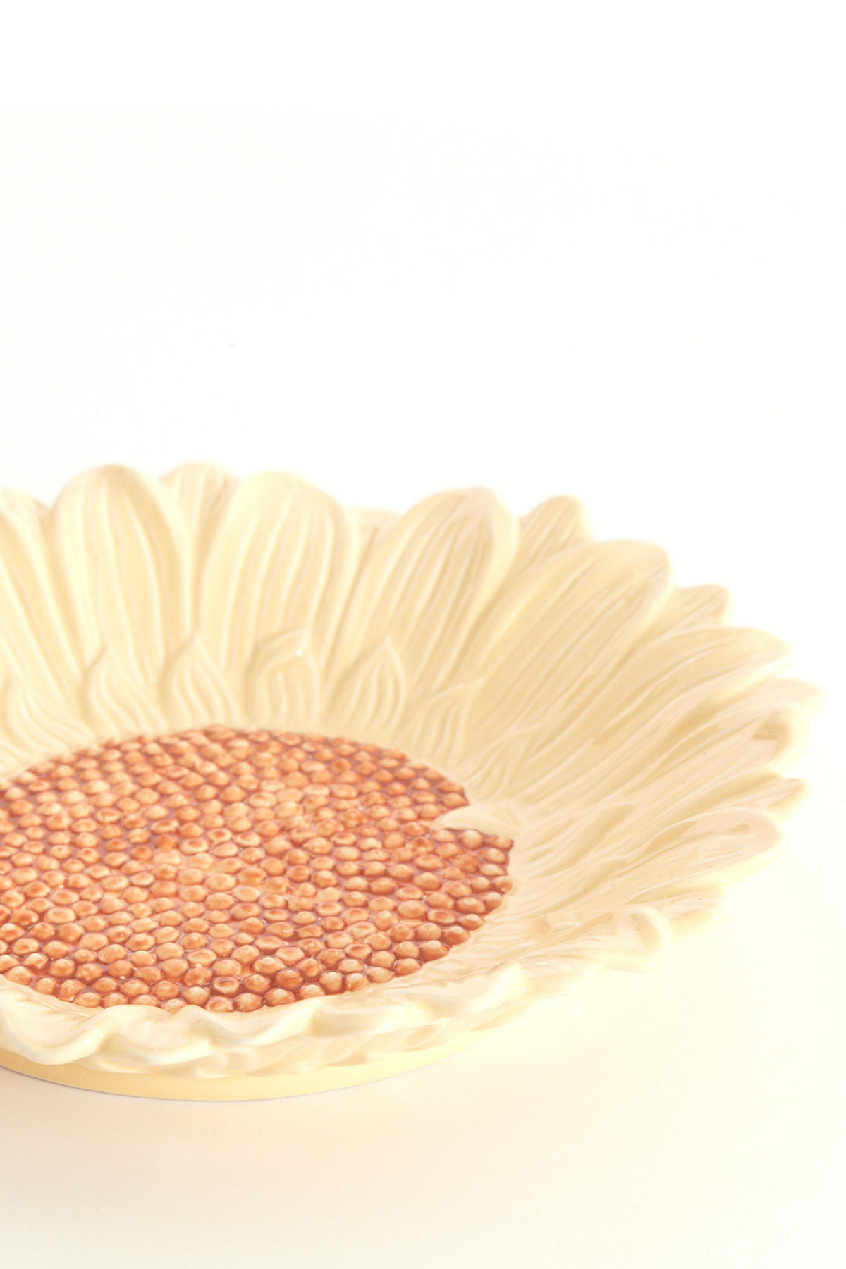 SCHALE Severa Orange 27/27/4,5 cm - Orange, Keramik (27/4.5cm) - Light & Living