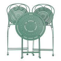 GARTENESSGRUPPE (3-teilig) Bovery - Grün, Metall - Butlers