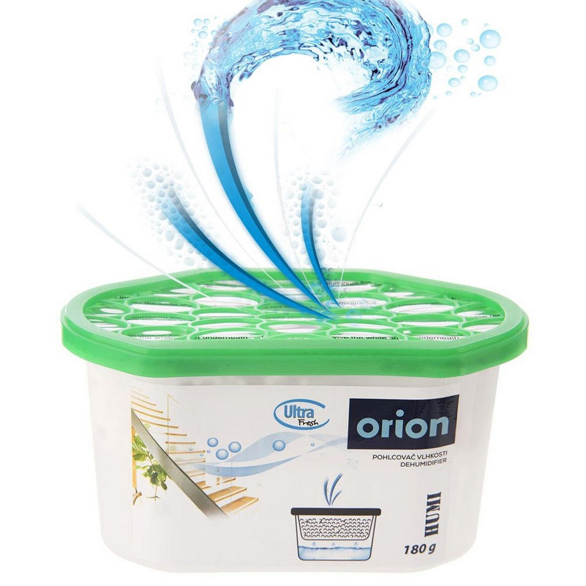 FEUCHTIGKEITSABSORBER Ultra Fresh weiß - Weiß, Kunststoff (8.5/8.5/15cm) - Orion 