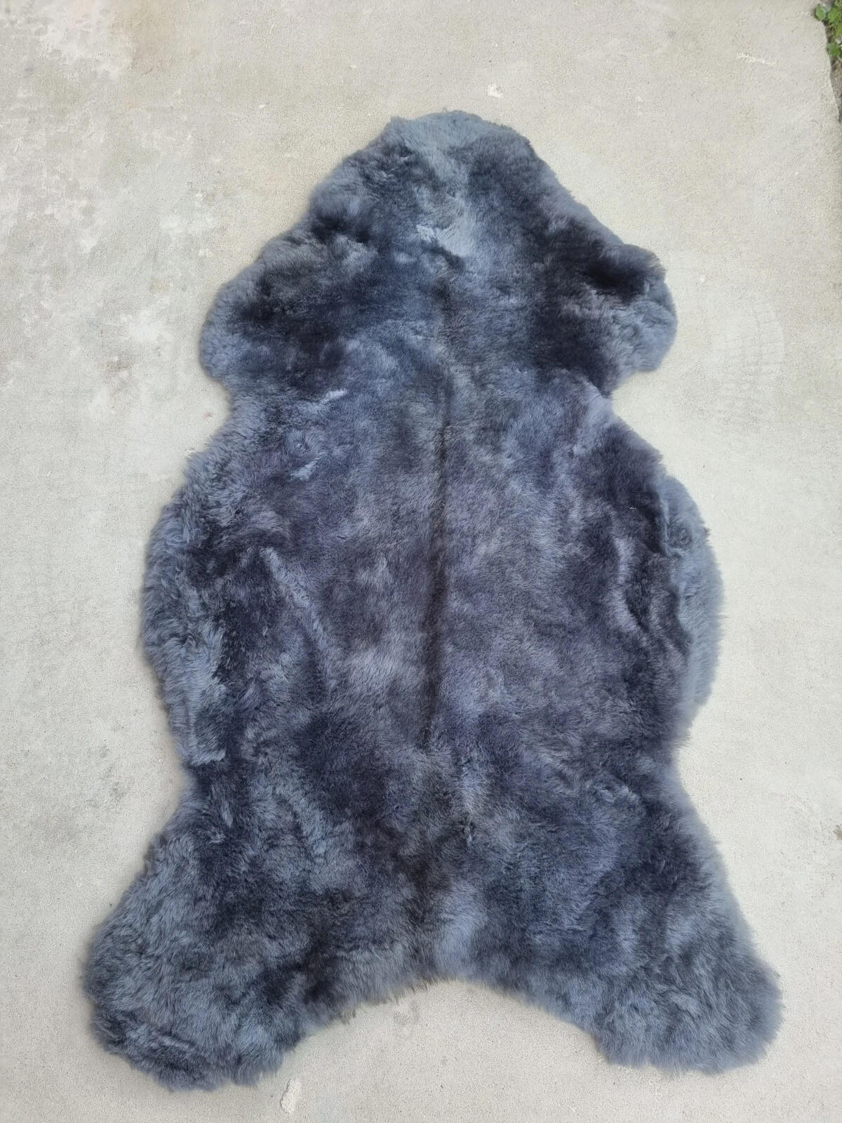 SCHAFFELL Premium Merino Lammfell Silber Grau geschoren ca. 115 cm - Silberfarben/Grau, Fell (65/115cm) - Provellus