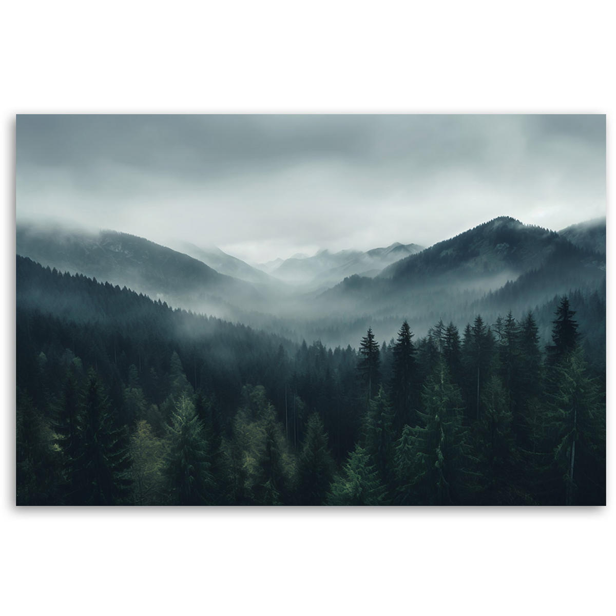 KUNSTDRUCK Grau 100/70 cm - Grau, Textil (100/70cm) - KUNSTLOFT