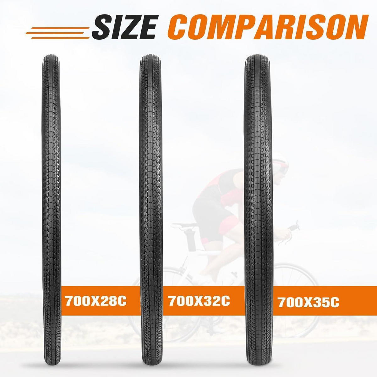 FAHRRADREIFEN 2-teiliges Set 700x28c/32c/35c - Schwarz, Kunststoff (3.5/70/70cm)