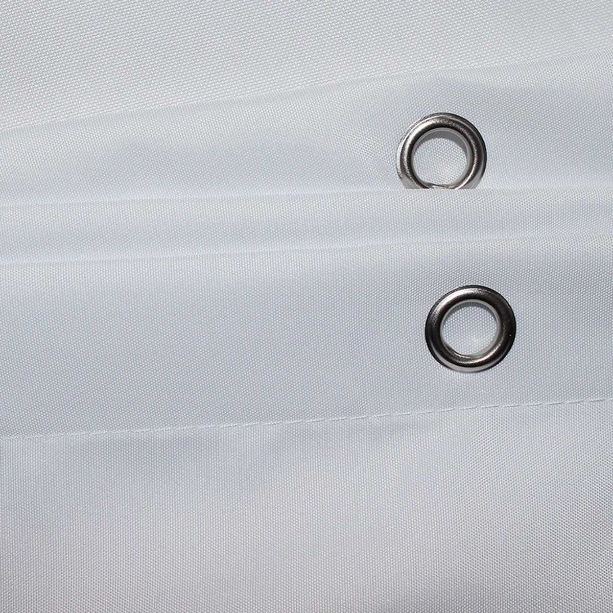 DUSCHVORHANG 180 x 200 cm Polyester schnell trocknend wasserdicht maschinenwaschbar Badezimmer - Weiß, Textil (180/200cm) - MCBOSON