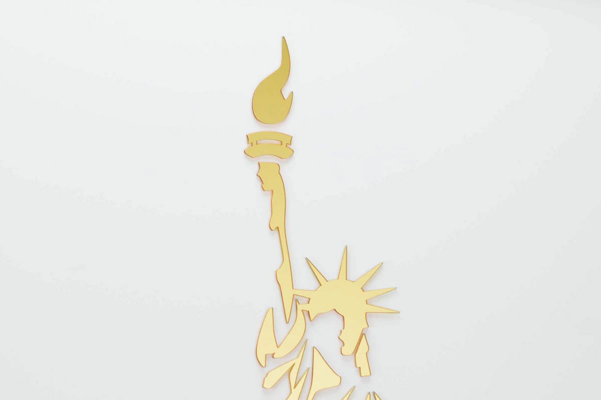 WANDBILD Gold 60/80 cm - Goldfarben/Schwarz, Glas (2.51/80cm) - KUNSTLOFT