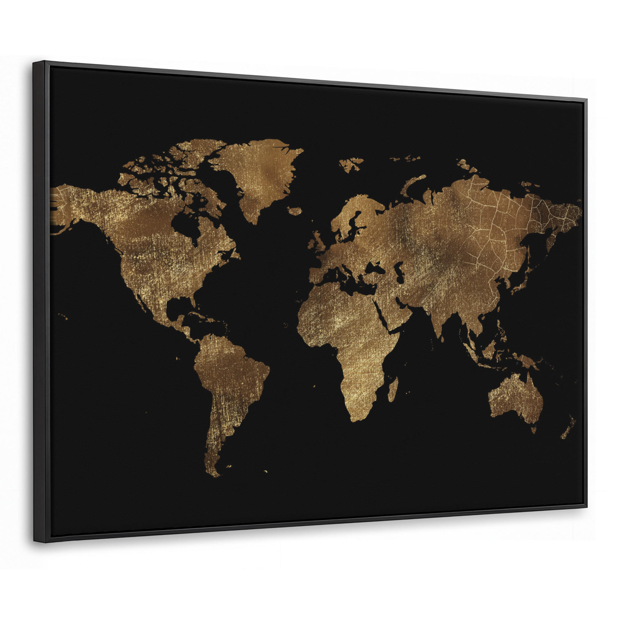 MuchoWow Leinwand Gold 70x50 cm