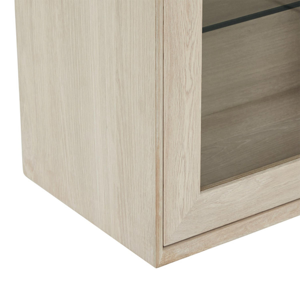 VITRINE Eiche massiv - Eichefarben, Holz/Holzwerkstoff (212/60/34cm) - Furnhouse