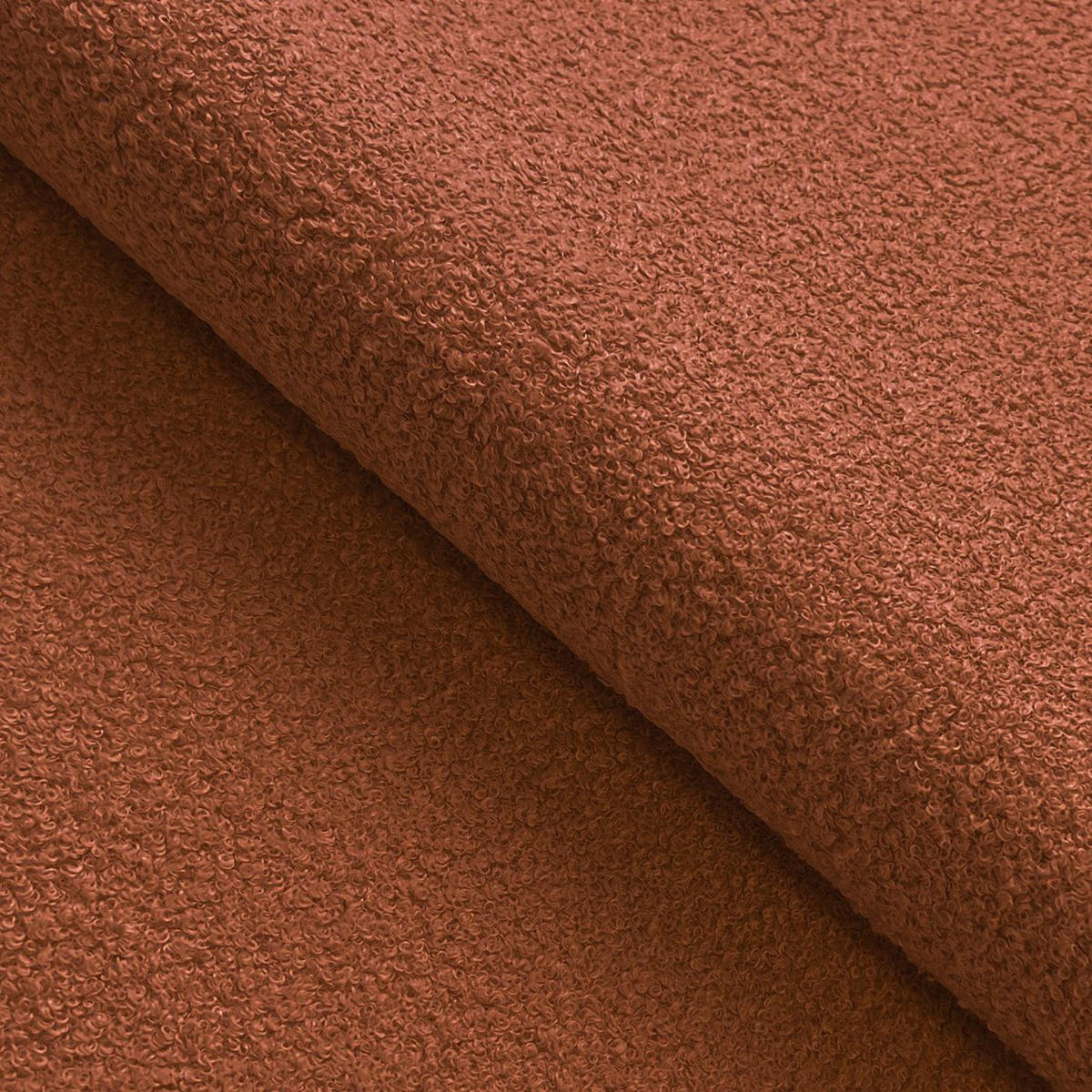 SCHLAFSOFA MILA, Sofa mit Schlaffunktion und Bettkasten, Farbe: Orange, Bouclé-Stoff - Orange, Textil (214/89/104cm) - Sepro Meble