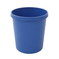 PAPIERKORB Kunststoff 18 Liter 32x31x31 cm Blau - Blau, Metall (31/32/31cm) - PROREGAL