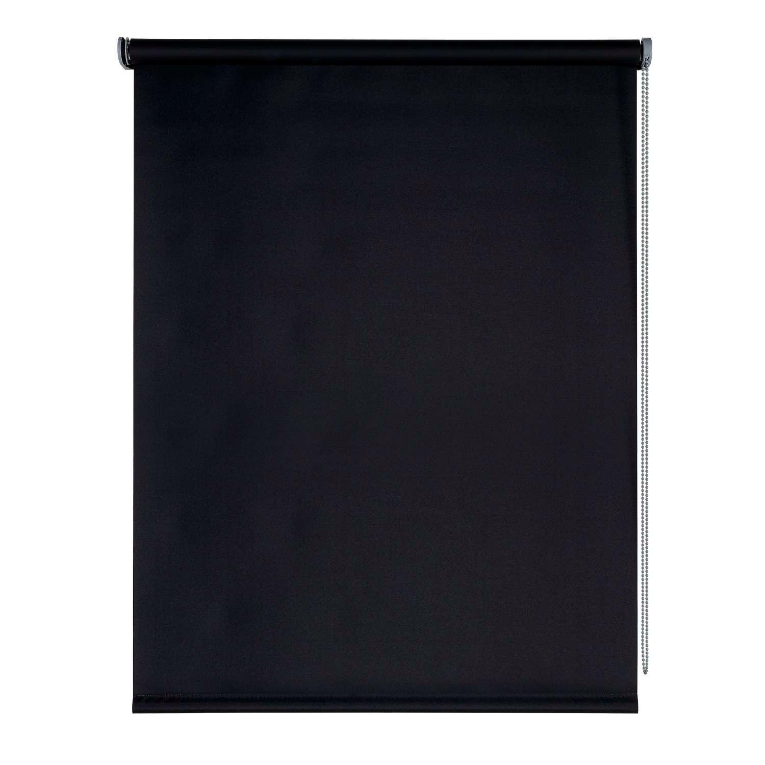 VERDUNKELUNGSROLLO Schwarz 180x250 cm - Schwarz, Kunststoff (180/250cm) - STORESDECO