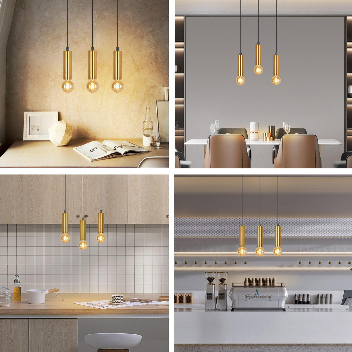 KRONLEUCHTER Sonnlichtar 46.0/139.69/42.0 cm - Schwarz, Metall (42/46/139.69cm) - ZMH