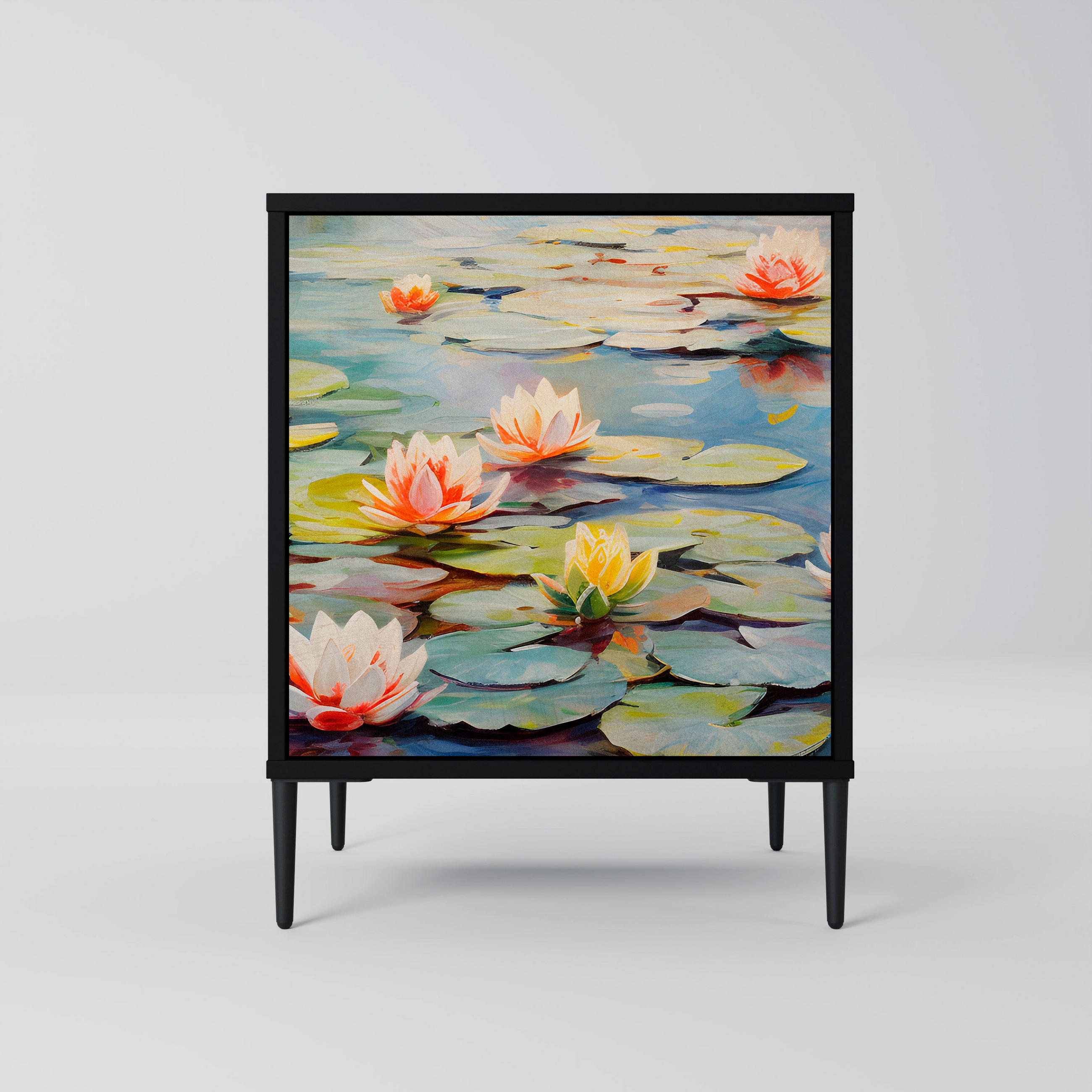SpaceRebels Sideboard Schwarz 57.5x72.5x42 cm