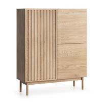 SIDEBOARD Santarco 3T Eiche Cremona 106/130/37 cm – 3-türig - Eichefarben, Holz/Holzwerkstoff (106/130/37cm) - AX Living
