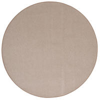 TREND VELOURS TEPPICH JOY RUND - Naturfarben, Textil (200/200cm) - Snapstyle