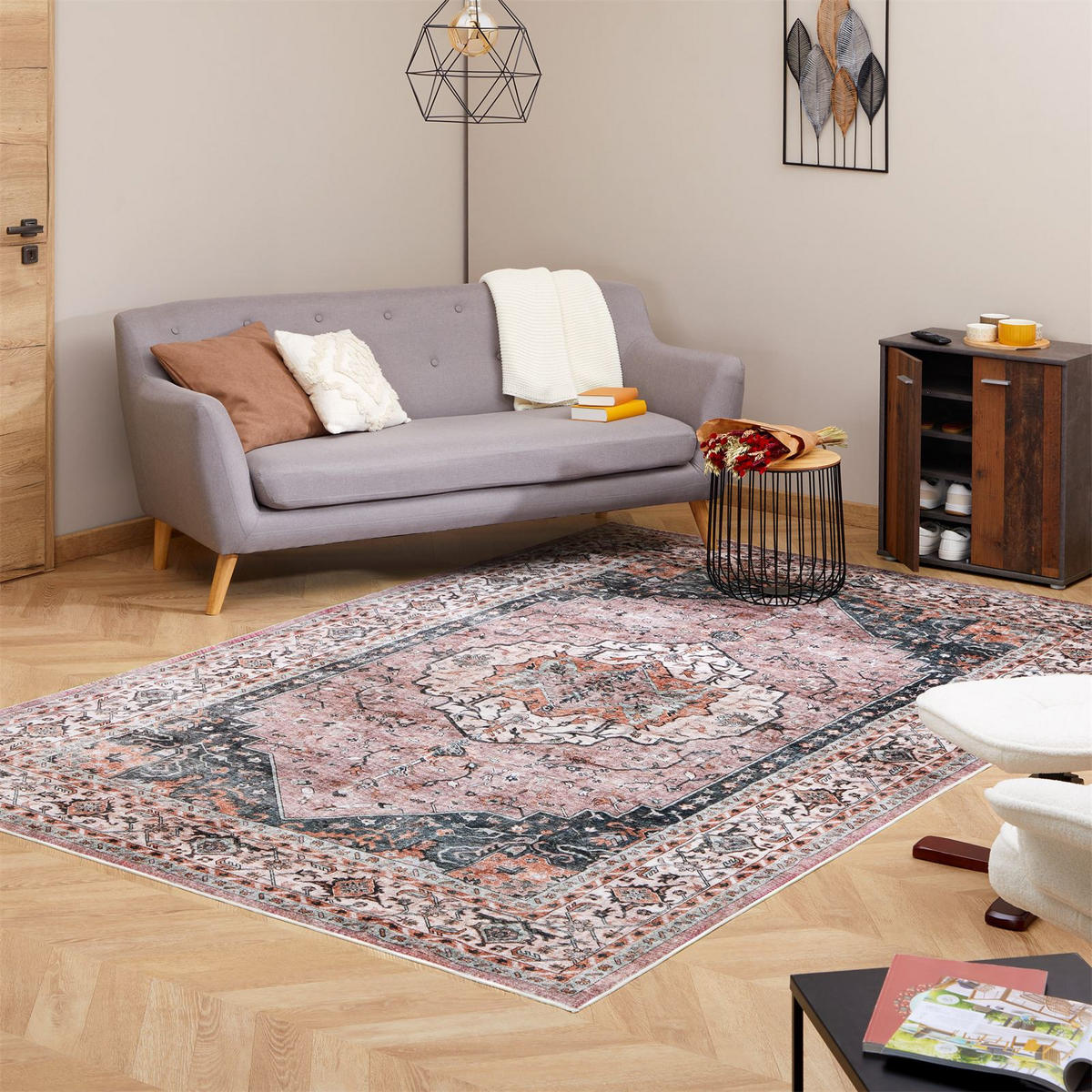 TEPPICH TRADITIONAL - Rotbraun, Textil (200/300cm) - IDIMEX