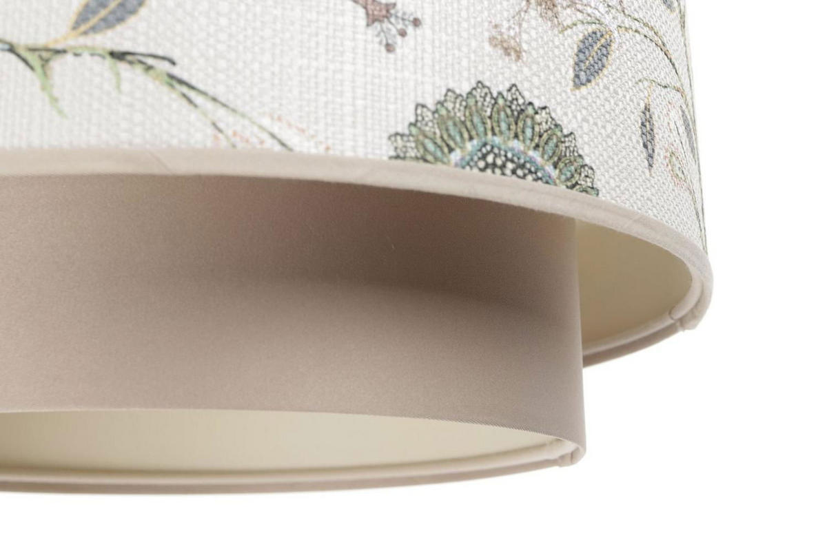 HÄNGELEUCHTE Pastell 40/31 cm - Beige, Kunststoff (40/1/31cm) - ONZENO