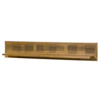 WANDREGAL Mango 150x20x25 hellbraun geölt MIAMI #121 - Braun, Holz (150/25/20cm) - Massivmoebel24