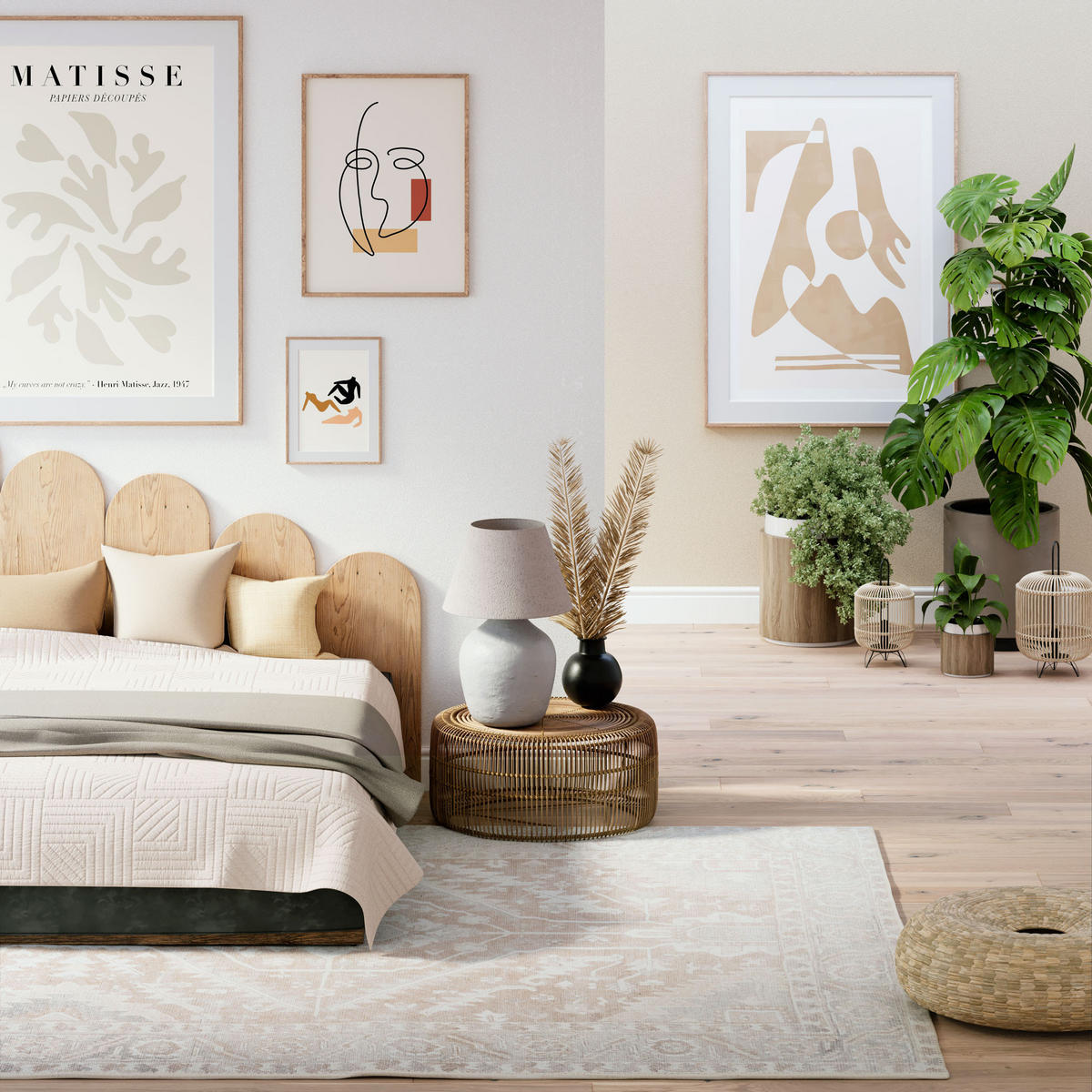 FLACHWEBETEPPICH Tolka - Beige, Textil (60/240cm) - Kukoon Rugs