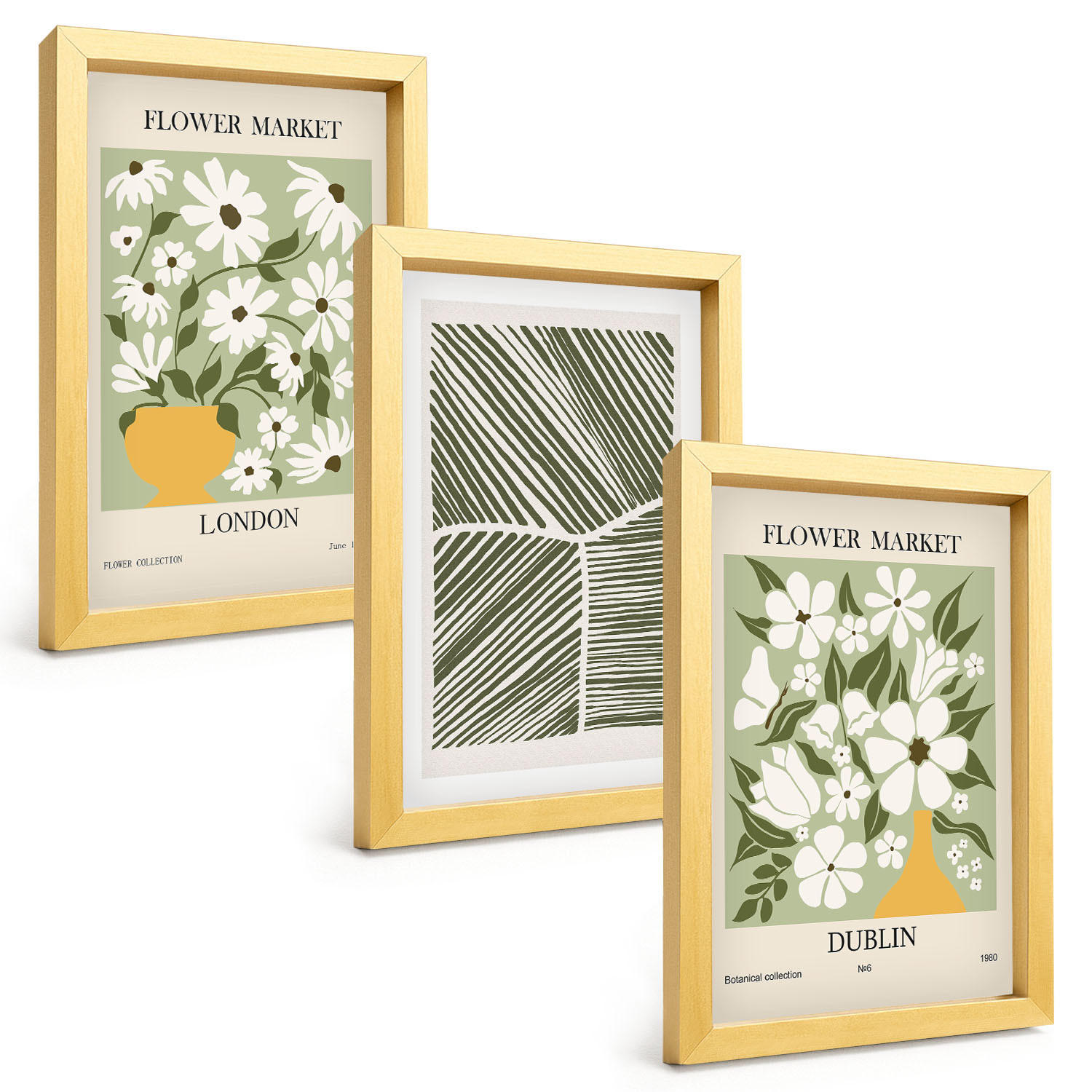 Tulup Bilder Gold 20x30 cm