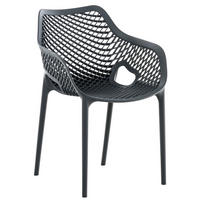 GARTENSTUHL Aero XL dunkelgrau - Grau, Kunststoff (57/60/81cm) - TPFGarden