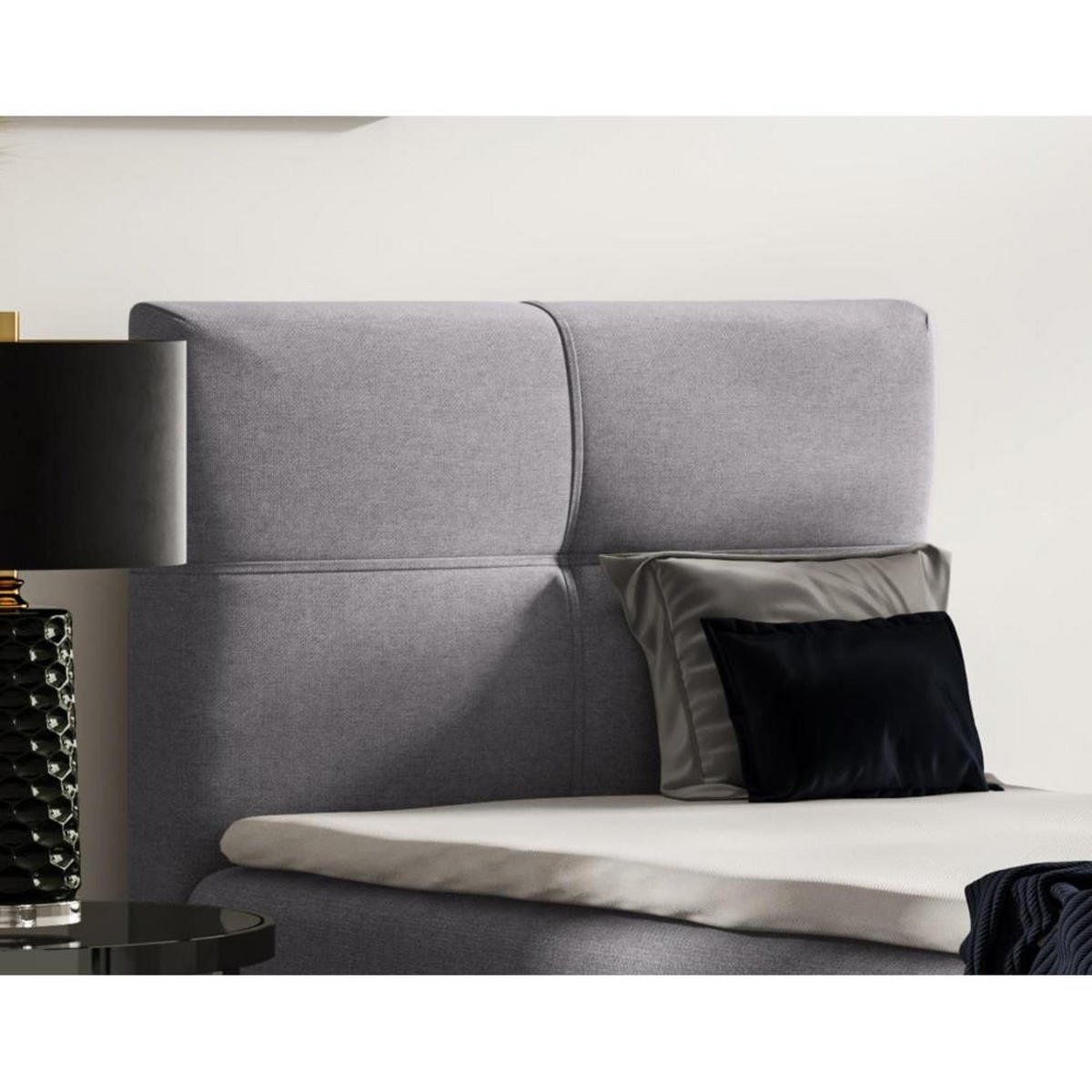 POLSTERBETT Helen Mini 103/206/106 grau - Grau, Holzwerkstoff/Textil (100/200cm) - Beautysofa