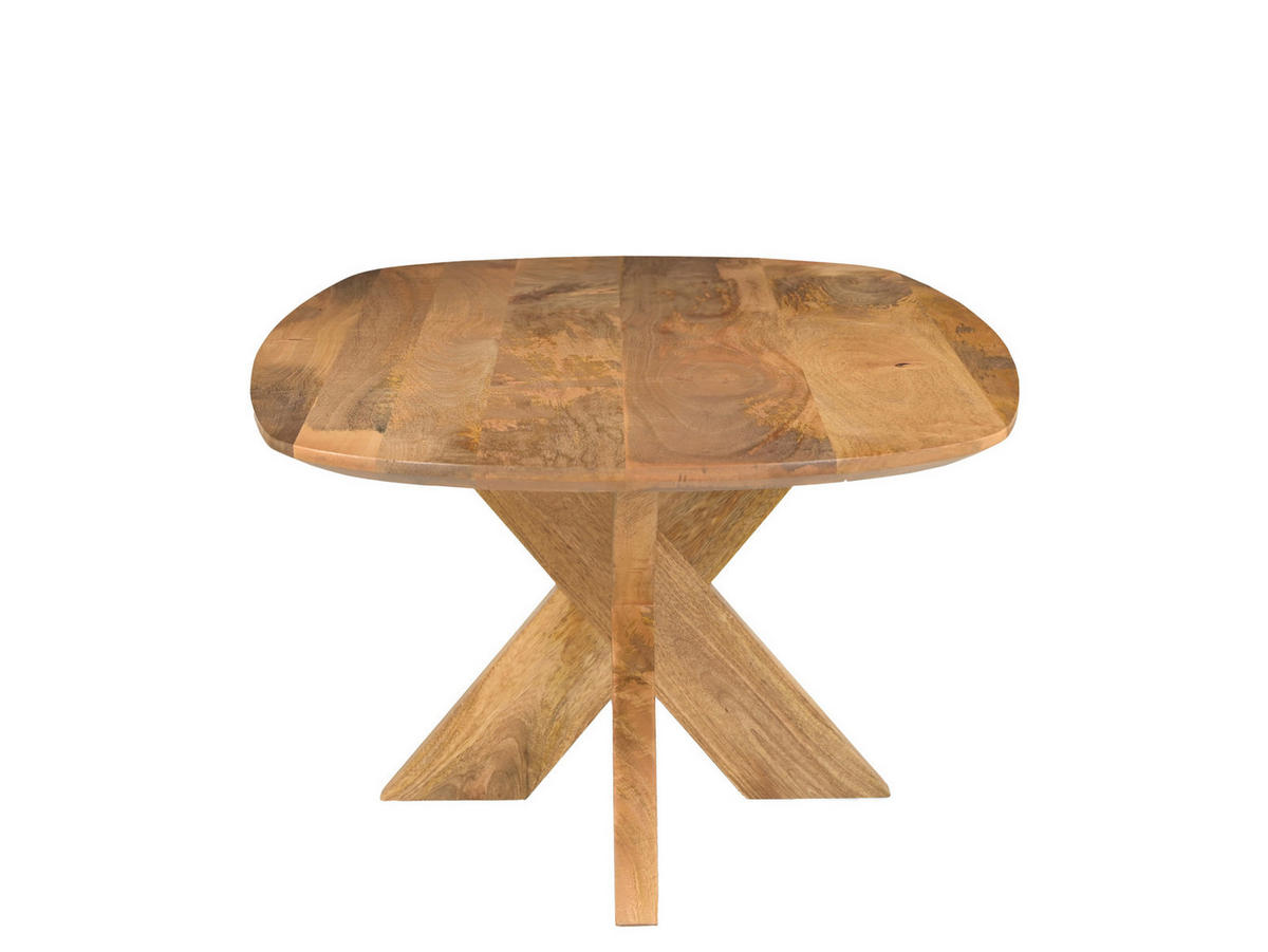 COUCHTISCH Deens Mangoholz 130 cm / 70 cm Natur - Naturfarben, Holz (70/130/45cm)