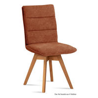 ESSZIMMERSTUHL drehbar (6er-Set) Dorle 47x92x60 Eiche geölt/Cognac - Cognac/Eichefarben, Kunststoff (60/92/47cm) - 58aufmkessel