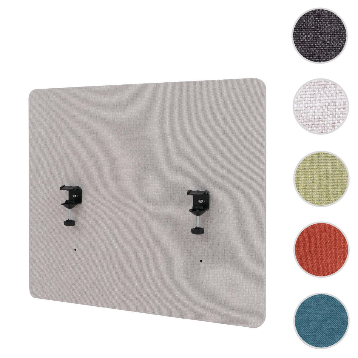 AKUSTICKÁ STOLNÍ PŘÍČKA Béžová - béžová, textil (65/60/2cm) - MCW