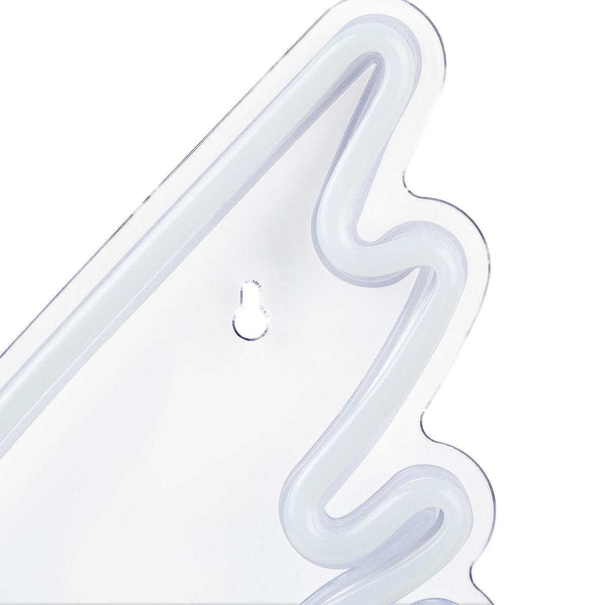 NEONLICHT LED Wanddeko weiß Engelsflügel 33 cm GABRIEL - Weiß, Kunststoff (2/40/33cm) - Beliani